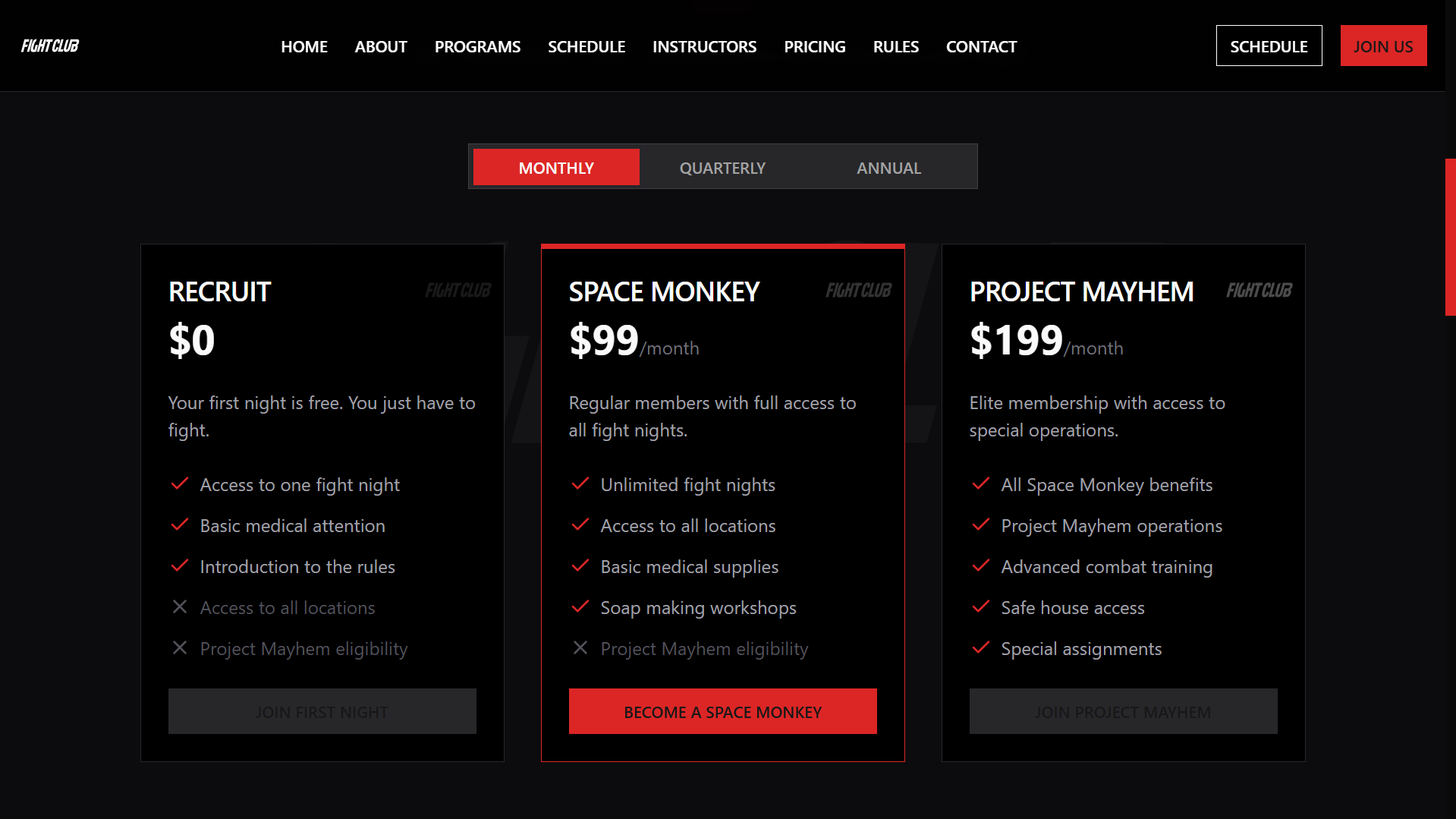 Fight Club screenshot 3